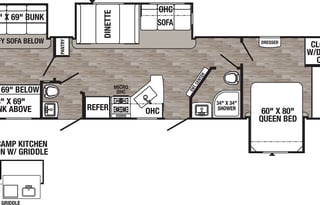 Perfect kids camper! 2 Baths & Washer! Sleeps 9+