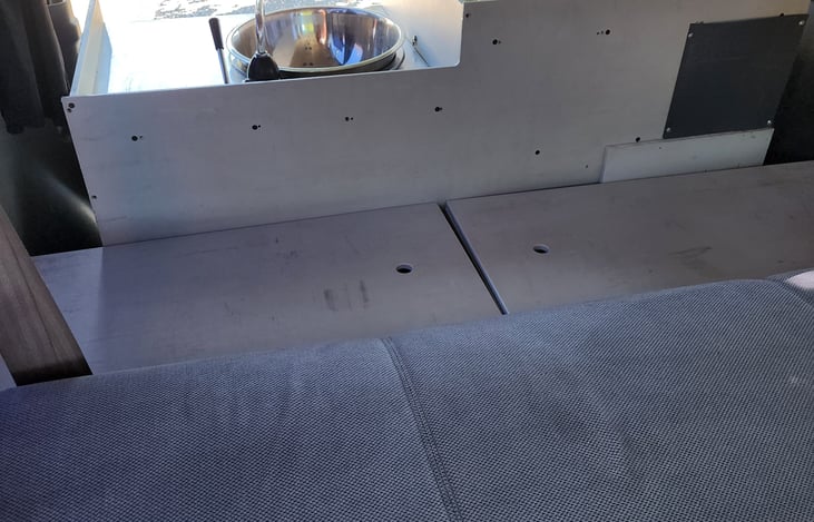 Rear storage compartment