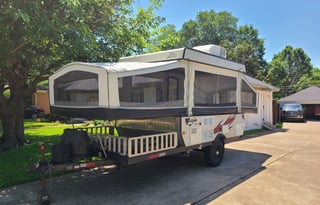 Family Friendly Popup Camper w/ Cargo Deck