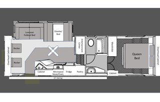Estes Park Campsite & 5th Wheel | Stationary $AVE