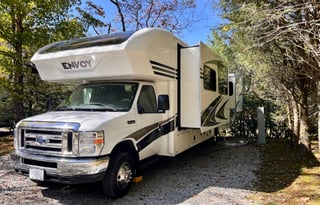Moose, a 2018 Jayco Envoy