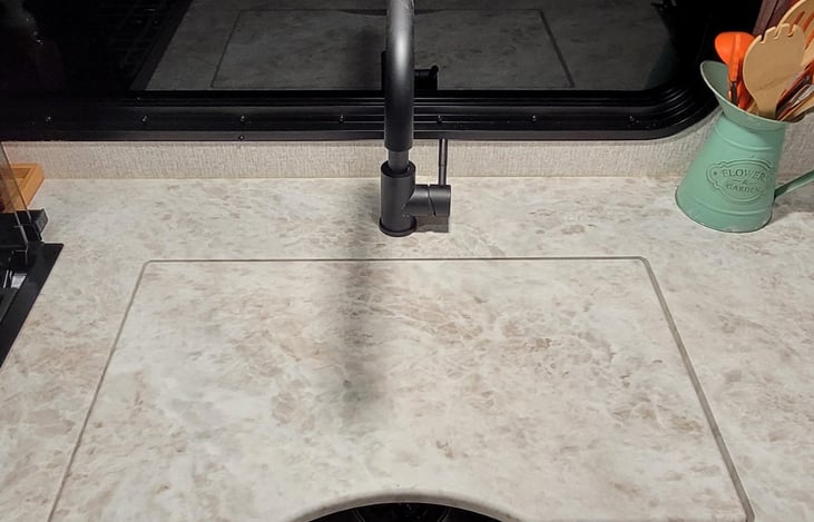 Sink cover for extra counter space