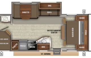 Travel Trailer: Sleeps 8, AC, Slide Out, TV, more!