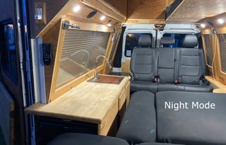 One of a Kind Classic Woody Campervan Sleeps 4/5