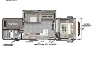 2024 Forest River RV Wildwood X-Lite 263BHXLX