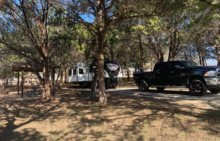 Camping amongst the Arkansas pines is so peaceful.