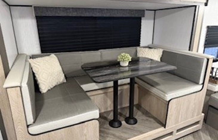 Slide out- Dining room. Also folds down into a bed for 2