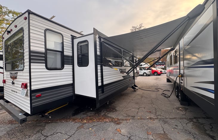 Large windows allow for amazing views