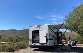 Family and Pet Friendly fun in this Freelander RV!
