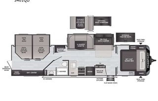 2021 Keystone RV Passport 3400 QD Bunkhouse