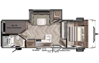 2021 Forest River RV Wildwood X-Lite 240BHXL
