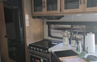 Dave and Mel's family approved camper rental.
