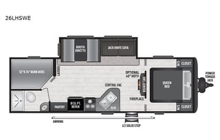 2020 Keystone RV Hideout 26LHSWE
