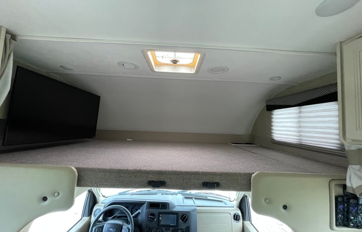 Over cab bunk bed