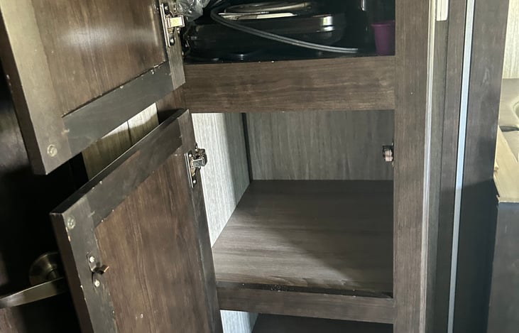 Plenty of space in this pantry!