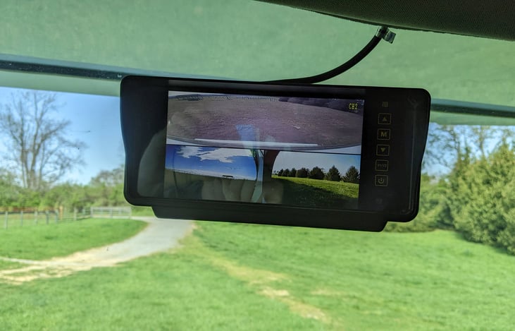 Rear and side view cameras, along with Blind spot monitoring