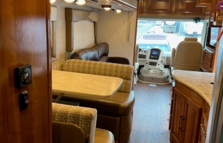 view from hallway into main area