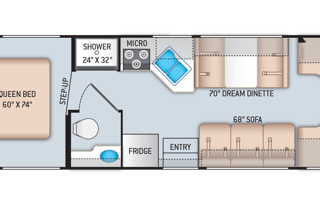 (#6) 30’ Adventure RV– Sleeps 8|Generator|Festival