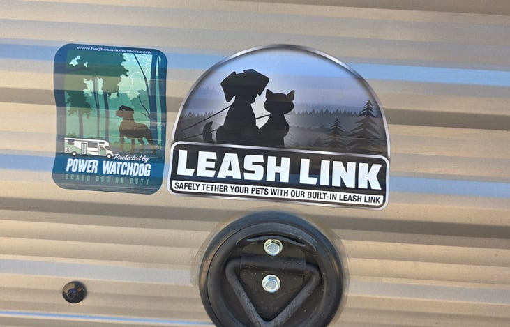 A safe place to tie off your furry companions, also with a convenient bottle opener built in.