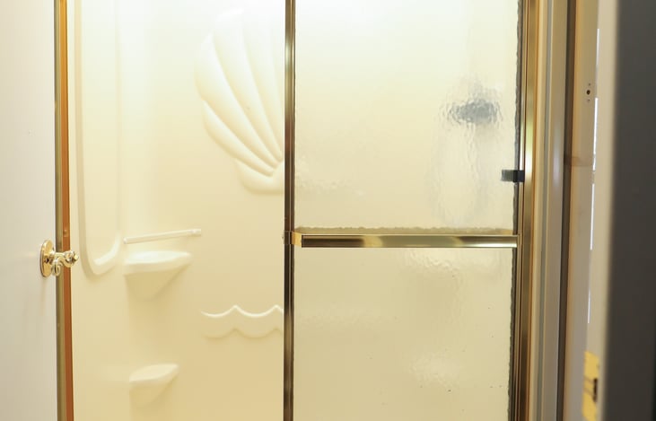 Shower from the hallway.