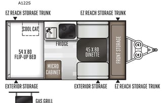 2020 Mars/ Marte  Rockwood Hard Side Series A122S