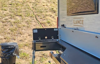 Sir Lancelot is a true 4 season cabin on wheels.