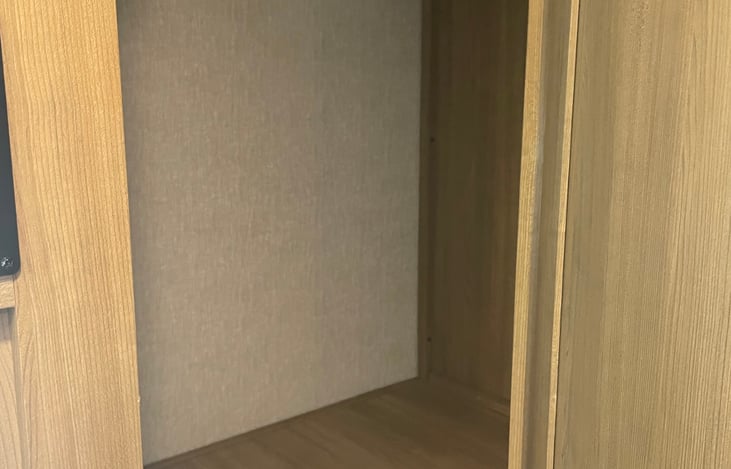 Spacious storage inside