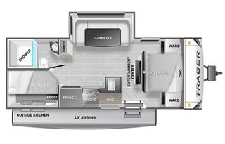 28' 2022 Tracer Bunkhouse - Sleeps 6 + 2 Children