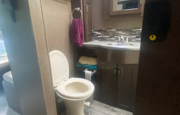 New toilet.