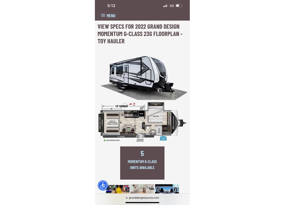 Toy Hauler rentals in Gilroy