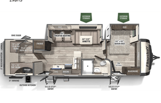2023 Forest River RV Flagstaff Super Lite 29BHS