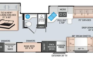 2022 Thor Motor Coach Aria 4000