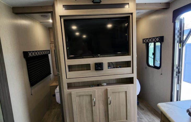 View form the entranceEntertrainment TV and Radio