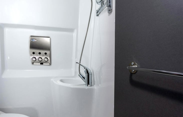 converts to shower mode