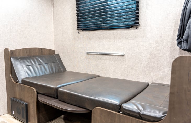 Dinette Area Converted To Sleeping Area