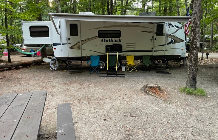 Large 18-foot-wide awning