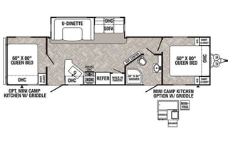Glamping Haven: 2 Bdrms, Cozy Fire & Paws Welcome!
