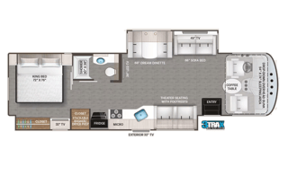 2022 Thor Motor Coach Hurricane 34R-4144