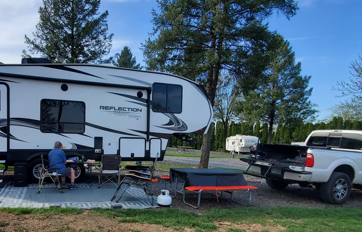 Getting ready to grill