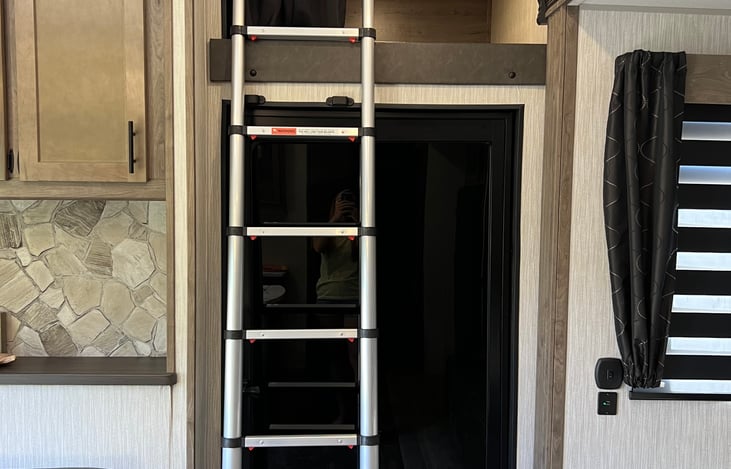 Heavy duty after market ladder to full size bed loft