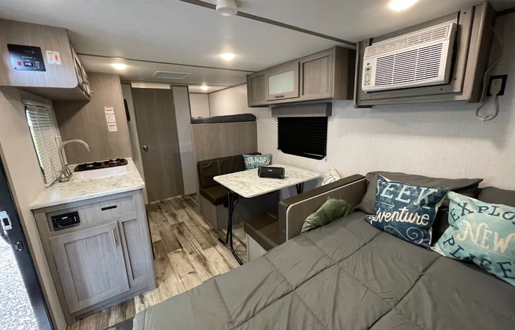 View of the Camper from the very front.