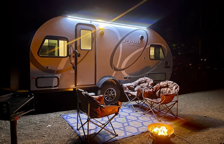 An evening at Sly Park Campground