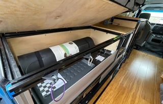 Ford E350 Class B Camper 4kWh Power and 700W solar