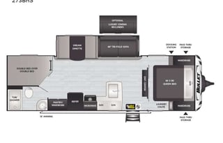 2021 Keystone RV Bullet 273BHS