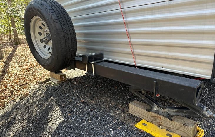 Spare Tire and Bumper Hitch