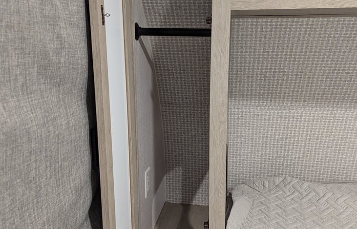 Master clothes storage