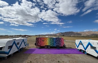 2025 Fluffy The Cloud Burning Man Trailer Rental