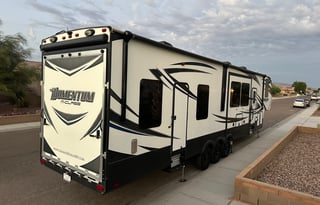 Grand Design Momentum M-Class 398M Toy Hauler