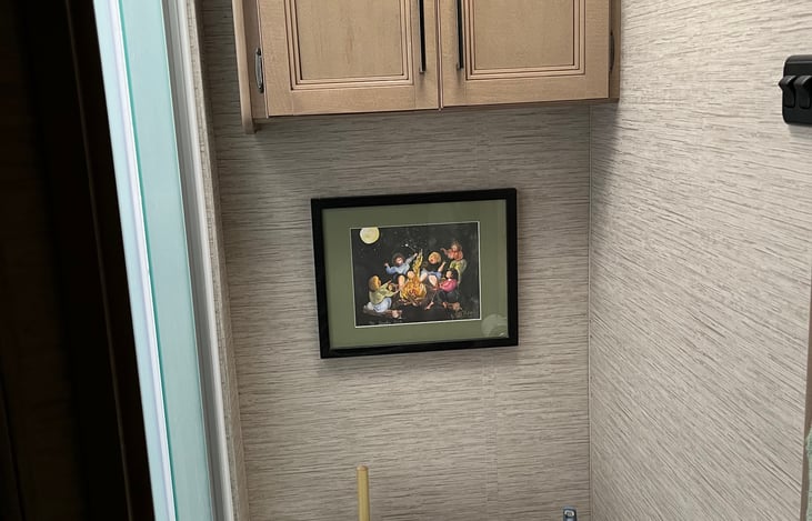 RV toilet paper provided!