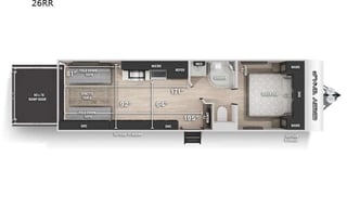 ToyHauler 2021 FR Cherokee Grey Wolf 26RR